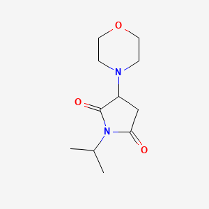 1-isopropyl-3-(4-morpholinyl)-2,5-pyrrolidinedione