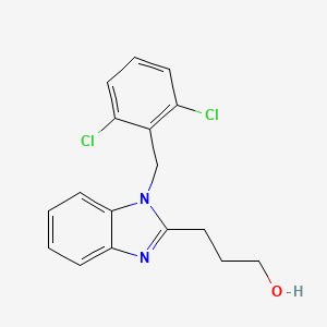 3-[1-(2,6-dichlorobenzyl)-1H-benzimidazol-2-yl]propan-1-ol