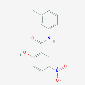 2-hydroxy-N-(3-methylphenyl)-5-nitrobenzamide