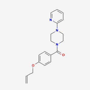 1-[4-(allyloxy)benzoyl]-4-(2-pyridinyl)piperazine