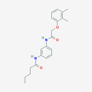 N-(3-{[2-(2,3-dimethylphenoxy)acetyl]amino}phenyl)pentanamide