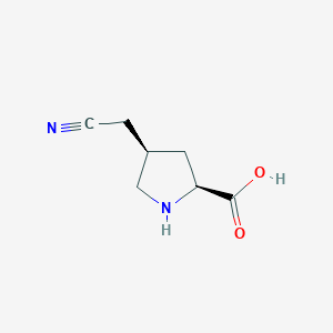 B043988 L-Proline, 4-(cyanomethyl)-, cis- CAS No. 119595-96-9