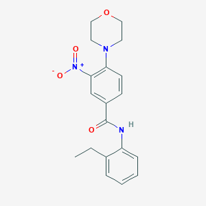 N-(2-ethylphenyl)-4-morpholin-4-yl-3-nitrobenzamide