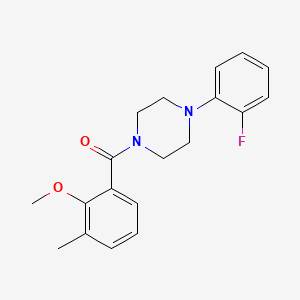 1-(2-fluorophenyl)-4-(2-methoxy-3-methylbenzoyl)piperazine