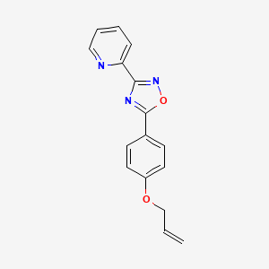 2-{5-[4-(allyloxy)phenyl]-1,2,4-oxadiazol-3-yl}pyridine