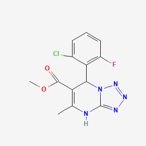 methyl 7-(2-chloro-6-fluorophenyl)-5-methyl-4,7-dihydrotetrazolo[1,5-a]pyrimidine-6-carboxylate