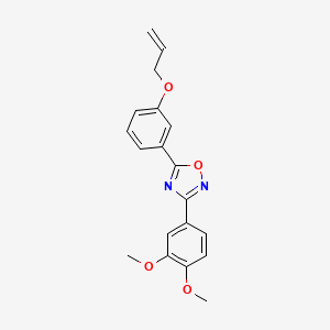 5-[3-(allyloxy)phenyl]-3-(3,4-dimethoxyphenyl)-1,2,4-oxadiazole