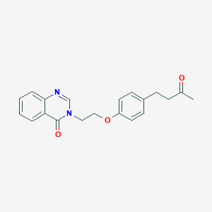 3-{2-[4-(3-oxobutyl)phenoxy]ethyl}-4(3H)-quinazolinone