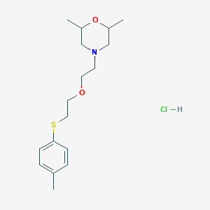 2,6-dimethyl-4-(2-{2-[(4-methylphenyl)thio]ethoxy}ethyl)morpholine hydrochloride