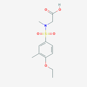 N-[(4-ethoxy-3-methylphenyl)sulfonyl]-N-methylglycine