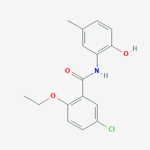 5-chloro-2-ethoxy-N-(2-hydroxy-5-methylphenyl)benzamide