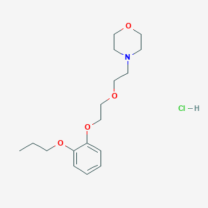 4-[2-[2-(2-Propoxyphenoxy)ethoxy]ethyl]morpholine;hydrochloride