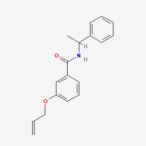 N-(1-phenylethyl)-3-prop-2-enoxybenzamide