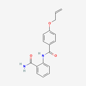 N-(2-carbamoylphenyl)-4-(prop-2-en-1-yloxy)benzamide