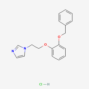 1-[2-(2-Phenylmethoxyphenoxy)ethyl]imidazole;hydrochloride