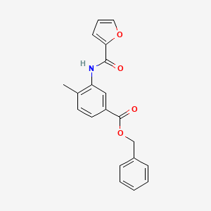 benzyl 3-(2-furoylamino)-4-methylbenzoate