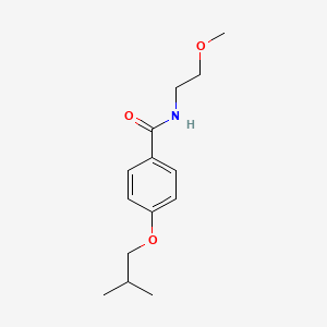 4-isobutoxy-N-(2-methoxyethyl)benzamide