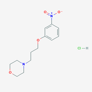 4-[3-(3-Nitrophenoxy)propyl]morpholine;hydrochloride