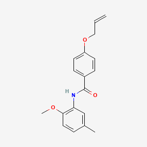 4-(allyloxy)-N-(2-methoxy-5-methylphenyl)benzamide