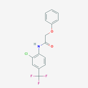 N-[2-chloro-4-(trifluoromethyl)phenyl]-2-phenoxyacetamide