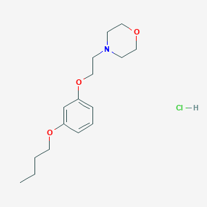 4-[2-(3-Butoxyphenoxy)ethyl]morpholine;hydrochloride