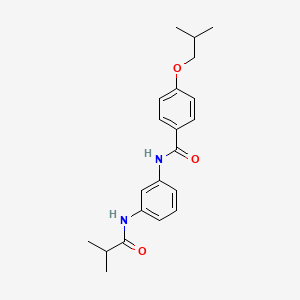 4-isobutoxy-N-[3-(isobutyrylamino)phenyl]benzamide