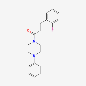 1-[3-(2-fluorophenyl)propanoyl]-4-phenylpiperazine