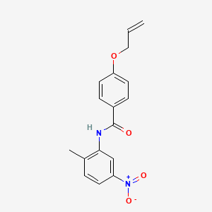 molecular formula C17H16N2O4 B4400814 4-(allyloxy)-N-(2-methyl-5-nitrophenyl)benzamide 