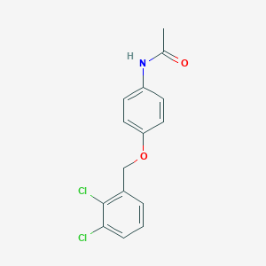 N~1~-{4-[(2,3-Dichlorobenzyl)oxy]phenyl}acetamide