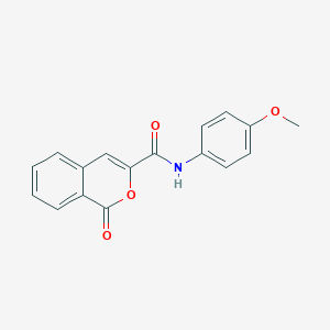 molecular formula C17H13NO4 B440088 N-(4-methoxyphenyl)-1-oxo-1H-isochromene-3-carboxamide CAS No. 352683-32-0