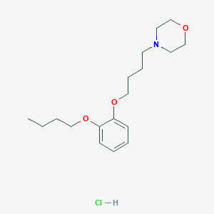 4-[4-(2-Butoxyphenoxy)butyl]morpholine;hydrochloride