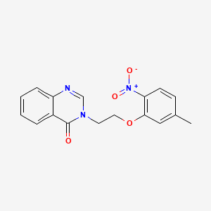 3-[2-(5-methyl-2-nitrophenoxy)ethyl]-4(3H)-quinazolinone