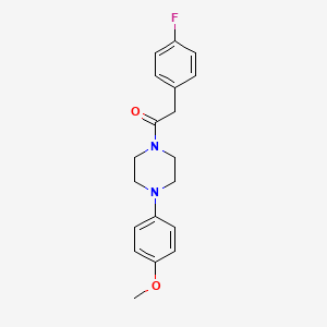 1-[(4-fluorophenyl)acetyl]-4-(4-methoxyphenyl)piperazine