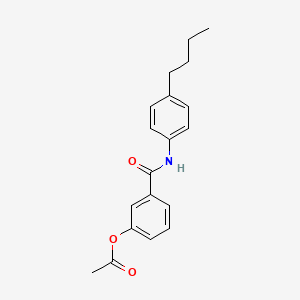 3-{[(4-butylphenyl)amino]carbonyl}phenyl acetate