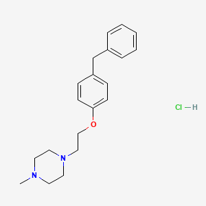 1-[2-(4-benzylphenoxy)ethyl]-4-methylpiperazine hydrochloride