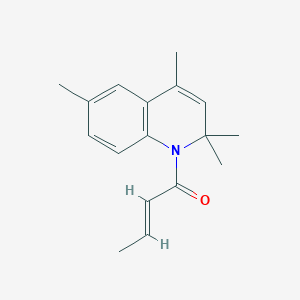 molecular formula C17H21NO B440102 1-(2,2,4,6-Tetramethyl-2H-quinolin-1-yl)-but-2-en-1-one CAS No. 332019-26-8