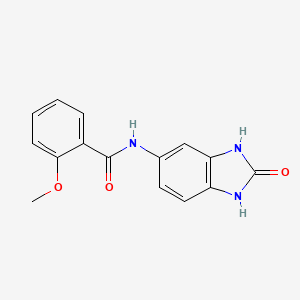 2-methoxy-N-(2-oxo-2,3-dihydro-1H-benzimidazol-5-yl)benzamide