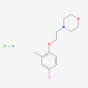 4-[2-(4-Iodo-2-methylphenoxy)ethyl]morpholine;hydrochloride