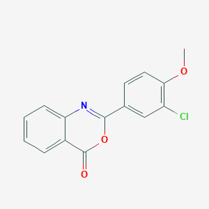 2-(3-chloro-4-methoxyphenyl)-4H-3,1-benzoxazin-4-one