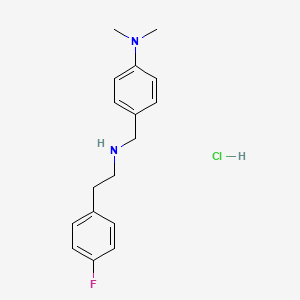 [4-(dimethylamino)benzyl][2-(4-fluorophenyl)ethyl]amine hydrochloride