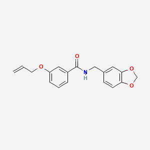 3-(allyloxy)-N-(1,3-benzodioxol-5-ylmethyl)benzamide