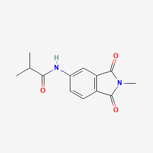 2-methyl-N-(2-methyl-1,3-dioxo-2,3-dihydro-1H-isoindol-5-yl)propanamide