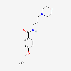 N-(3-morpholin-4-ylpropyl)-4-prop-2-enoxybenzamide