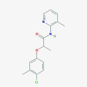 2-(4-chloro-3-methylphenoxy)-N-(3-methyl-2-pyridinyl)propanamide