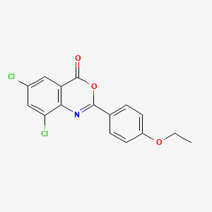 6,8-dichloro-2-(4-ethoxyphenyl)-4H-3,1-benzoxazin-4-one