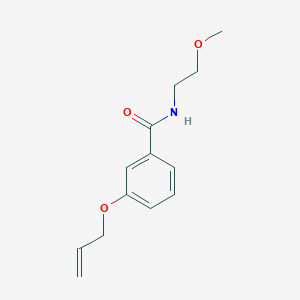 N-(2-methoxyethyl)-3-prop-2-enoxybenzamide