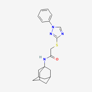 N-1-adamantyl-2-[(1-phenyl-1H-1,2,4-triazol-3-yl)thio]acetamide