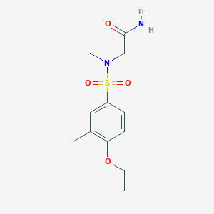 N~2~-[(4-ethoxy-3-methylphenyl)sulfonyl]-N~2~-methylglycinamide