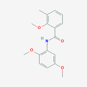 N-(2,5-dimethoxyphenyl)-2-methoxy-3-methylbenzamide