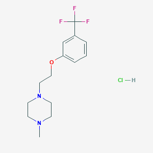 1-Methyl-4-[2-[3-(trifluoromethyl)phenoxy]ethyl]piperazine;hydrochloride